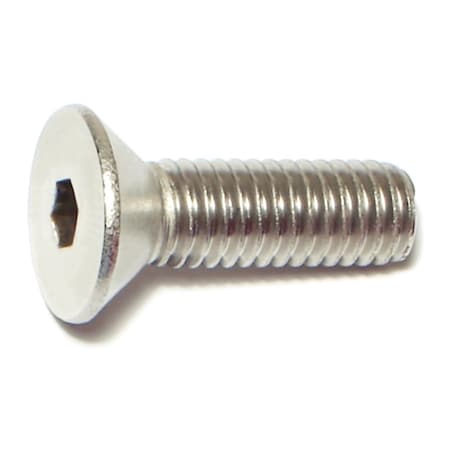 3/8-16 Socket Head Cap Screw, 18-8 Stainless Steel, 1-1/4 In Length, 10 PK